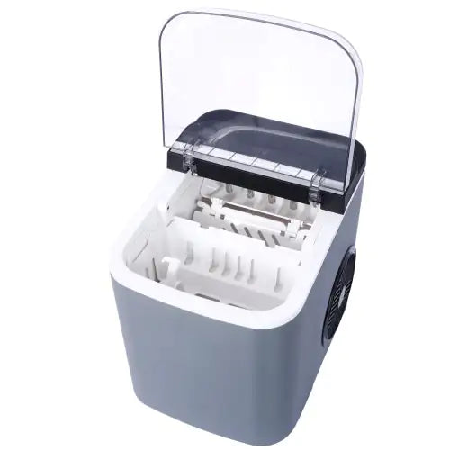 Ice Maker Countertop, Portable Ice Machine, Self-Cleaning Ice Makers With Basket And Scoop, 9 Cubes In 6 Mins, 26 Lbs Per Day, Ideal For Home, Kitchen,ETL And FDA Certificate.